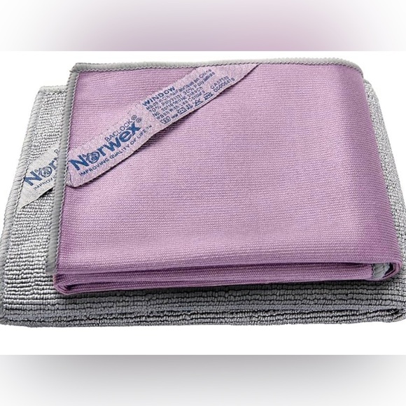 Norwex Basic Package NIP Graphite Envirocloth, Amethyst Window Cloth - Picture 1 of 4